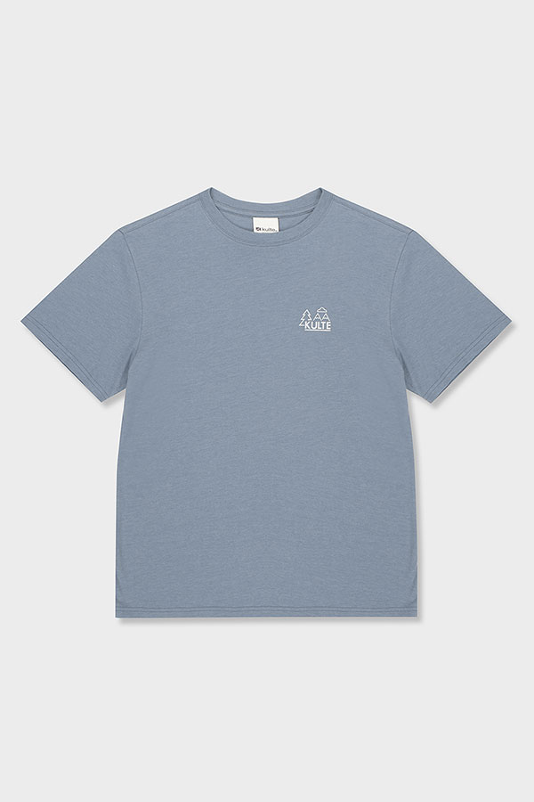 118 플랫 티셔츠 블루