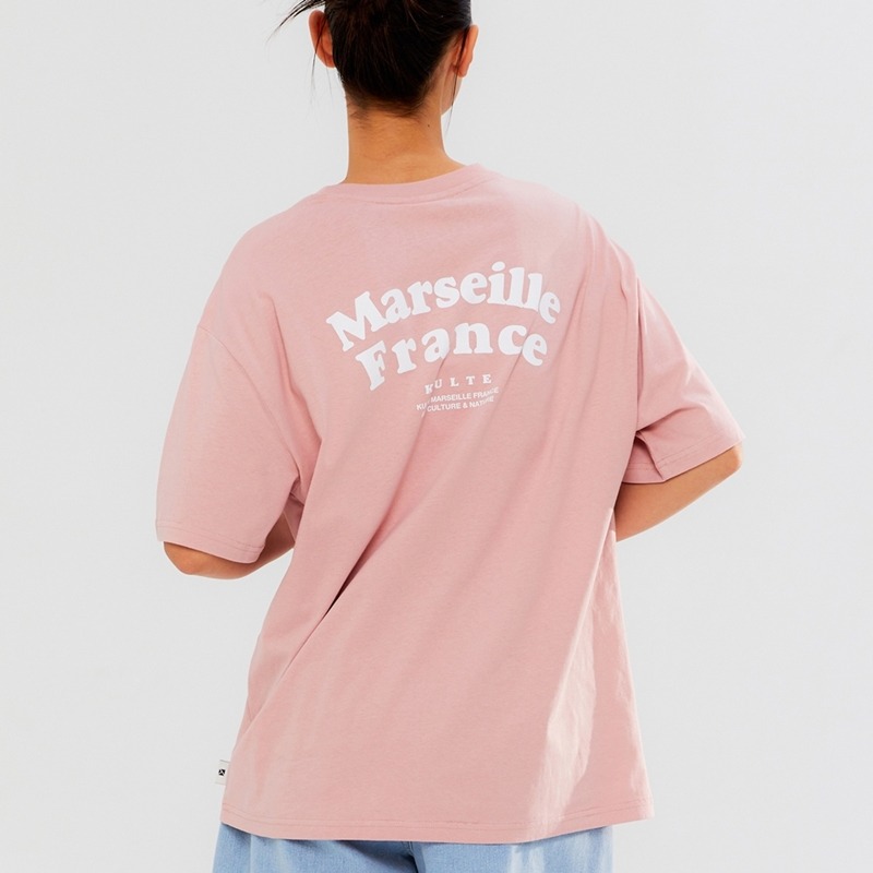 DOUBLE COLLEGE T-SHIRT PINK