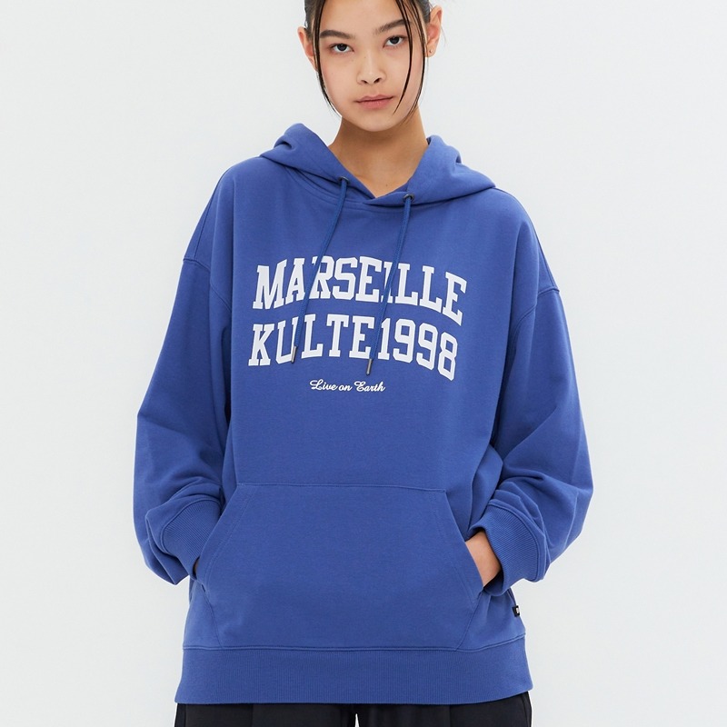 DOUBLE ARCH HOODY BLUE